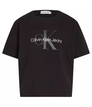 Футболка Calvin Klein Jeans с логотипом, черный