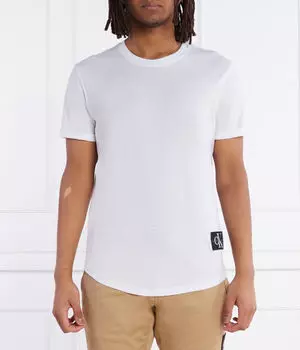 Футболка Calvin Klein Jeans с нашивкой логотипа, белый