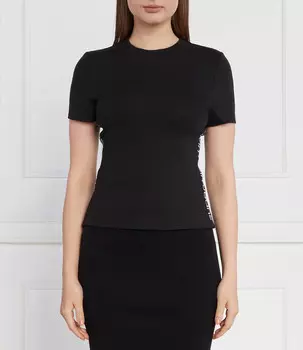 Футболка CALVIN KLEIN JEANS Slim Fit, черный