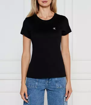 Футболка CALVIN KLEIN JEANS slim fit, черный