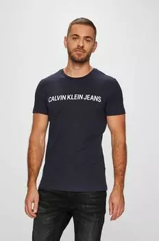 Футболка Calvin Klein Jeans, темно-синий