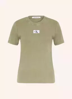 Футболка Calvin Klein Jeans, зеленый