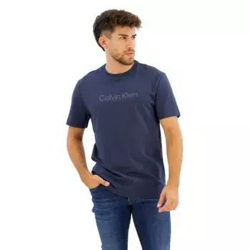 Футболка Calvin Klein Raised Line Logo, синий