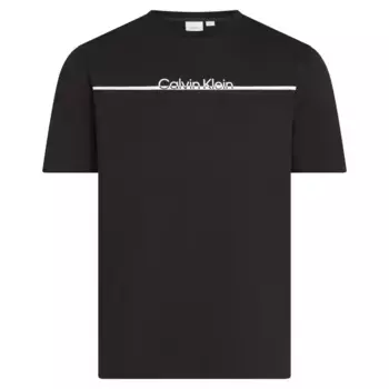 Футболка Calvin Klein Split Line Logo, черный