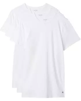 Футболка Calvin Klein Underwear Cotton Classics 3-pack Crewneck T-shirt, цвет White/White