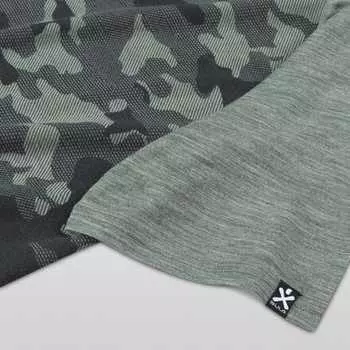 Футболка Camo из мериносовой шерсти мужская Bula, темно-зеленый