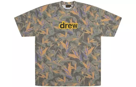 Футболка Camo Series унисекс многоцветная Drew House, цвет Multicolor