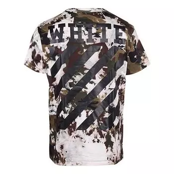 Футболка camouflage short sleeve multicolor Off-White, мультиколор