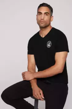 Футболка CAMP DAVID, хлопок, черный