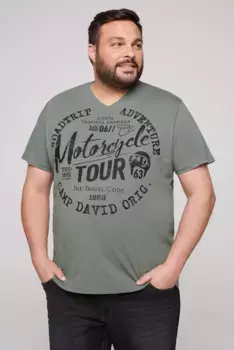 Футболка CAMP DAVID, хлопок, зеленый