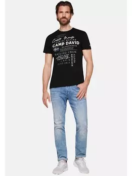 Футболка CAMP DAVID T-Shirt 'Cruise North', черный