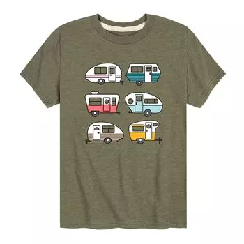 Футболка Camper Grid для мальчиков 8–20 лет с рисунком Licensed Character