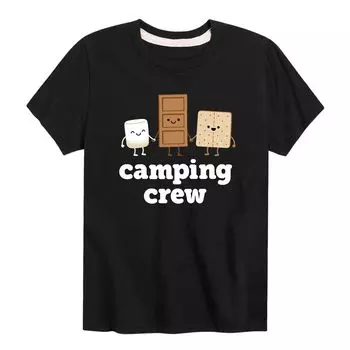Футболка Camping Crew Smores для мальчиков 8–20 лет с рисунком Licensed Character