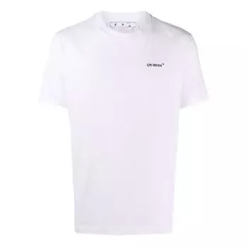 Футболка caravaggio arrow pattern short sleeve white Off-White, белый