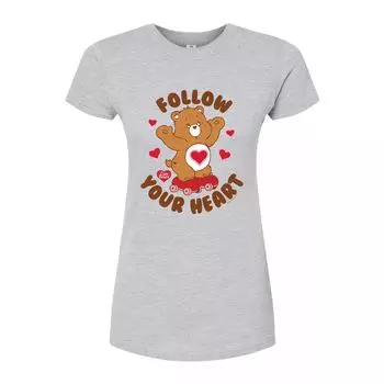 Футболка Care Bears для юниоров Follow Your Heart Licensed Character, серый