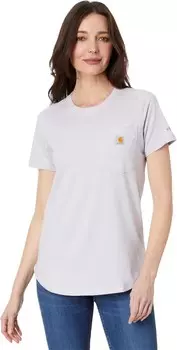 Футболка Carhartt Force Relaxed Fit Midweight Pocket T-Shirt, цвет Lilac Haze