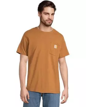 Футболка Carhartt Force Relaxed Fit Midweight Short, цвет Carhartt Brown