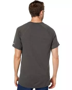Футболка Carhartt Force Relaxed Fit Midweight Short Sleeve Block Logo Graphic T-Shirt, цвет Carbon Heather