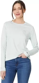 Футболка Carhartt Force Sun Defender Lightweight Long Sleeve Graphic T-Shirt, цвет Dew Drop