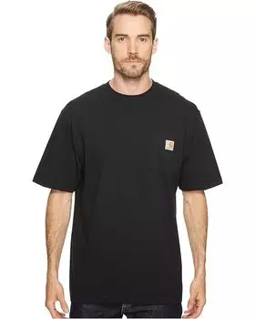 Футболка Carhartt Loose Fit Heavyweight Short Sleeve Pocket, черный