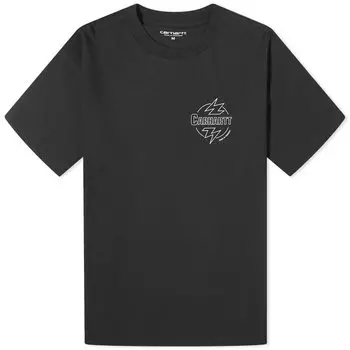 Футболка Carhartt Wip Blaze T-Shirt, цвет Black & Wax