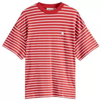 Футболка Carhartt Wip Bryna T-Shirt, цвет Bryna Stripe, Tuscany & White