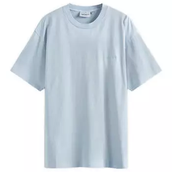 Футболка Carhartt Wip Duster Script T-Shirt, цвет Misty Sky