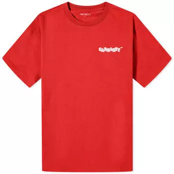 Футболка Carhartt Wip Fast Food, цвет Samba & White