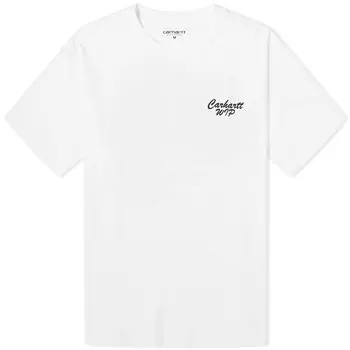 Футболка Carhartt Wip Friendship T-Shirt, цвет White & Black