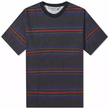 Футболка Carhartt Wip Oregon Stripe, цвет Black Starco Stripe
