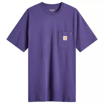 Футболка Carhartt Wip Pocket, фиолетовый