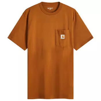 Футболка Carhartt Wip Pocket, коричневый