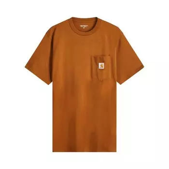 Футболка Carhartt WIP Pocket T-Shirt Deep Hamilton Brown, коричневый