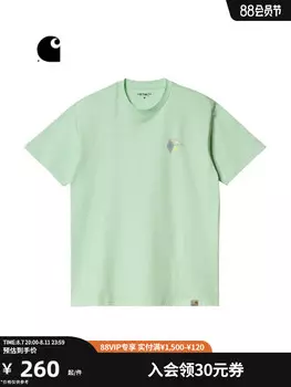 Футболка Carhartt WIP с 3D-логотипом, зеленый