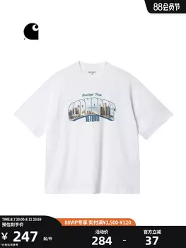 Футболка Carhartt WIP с графическим принтом, фиолетовый