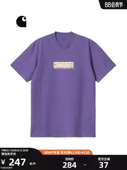 Футболка Carhartt WIP с логотипом и буквенным принтом, белый