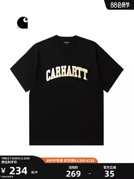 Футболка Carhartt WIP с логотипом и круглым вырезом, черный