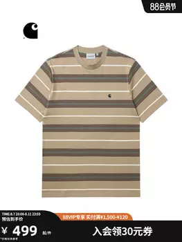 Футболка Carhartt WIP с логотипом и вышивкой, черный