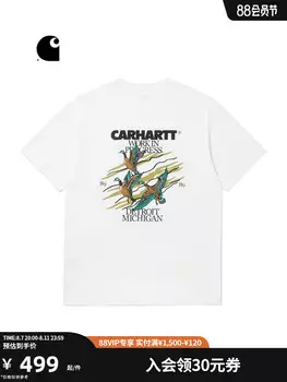 Футболка Carhartt WIP с принтом, синий