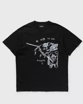 Футболка Carhartt Wip S/S Pepe Be Nice Tee, цвет black / white