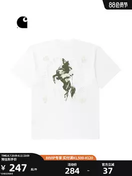 Футболка Carhartt WIP с узором и принтом, черный