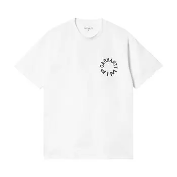 Футболка Carhartt WIP Short-Sleeve Work Varsity 'White', белый