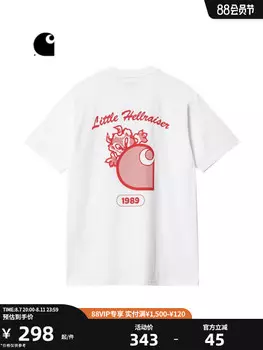 Футболка Carhartt WIP со спортивным принтом, белый