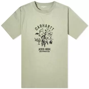Футболка Carhartt WIP Souvenir Valley, зеленый