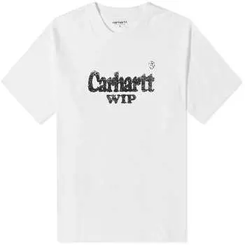 Футболка Carhartt Wip Spree Halftone, цвет White & Black