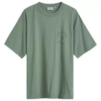 Футболка Carhartt Wip Stamp T-Shirt, цвет Duck Green & Black