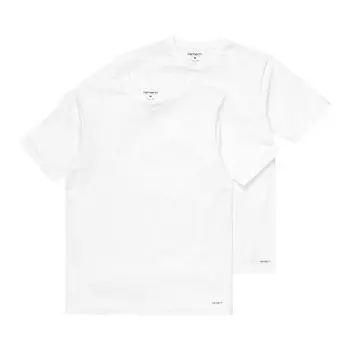 Футболка Carhartt WIP Standard Crewneck T-Shirt (2 Pack) White/White, белый