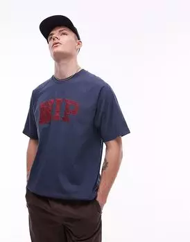 Футболка Carhartt WIP темно-синего цвета