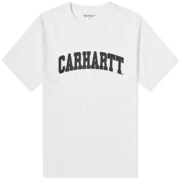 Футболка Carhartt WIP University, белый/черный