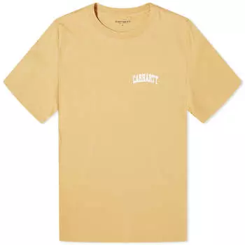 Футболка Carhartt Wip University Script, цвет Bourbon & White